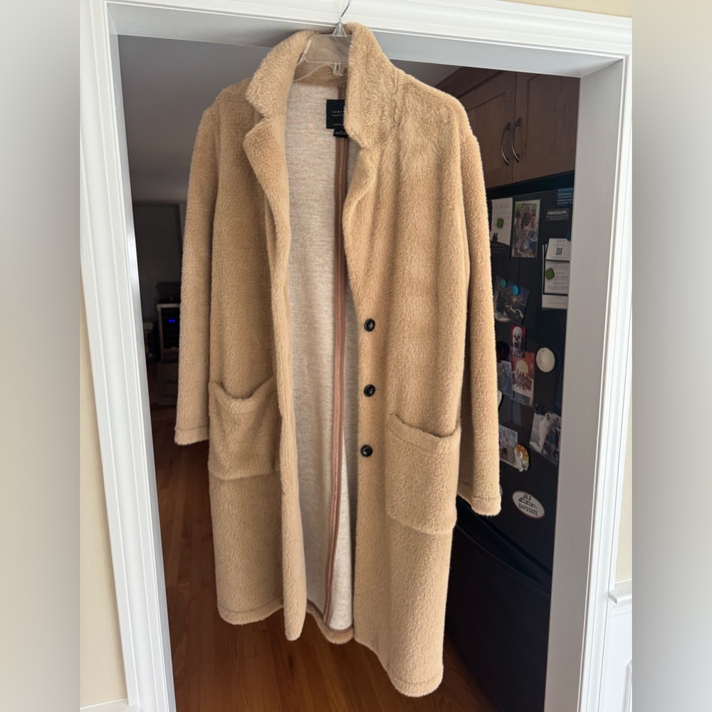 Anthropologie Faux Fur Coat